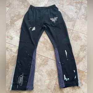 Gallert Dept. Painted Flare Sweatpants Black Size L